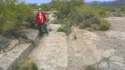 PICTURES/Pinal City Ghost Town - Legends of Superior Trails/t_Arlene & Wagon Tracks.JPG